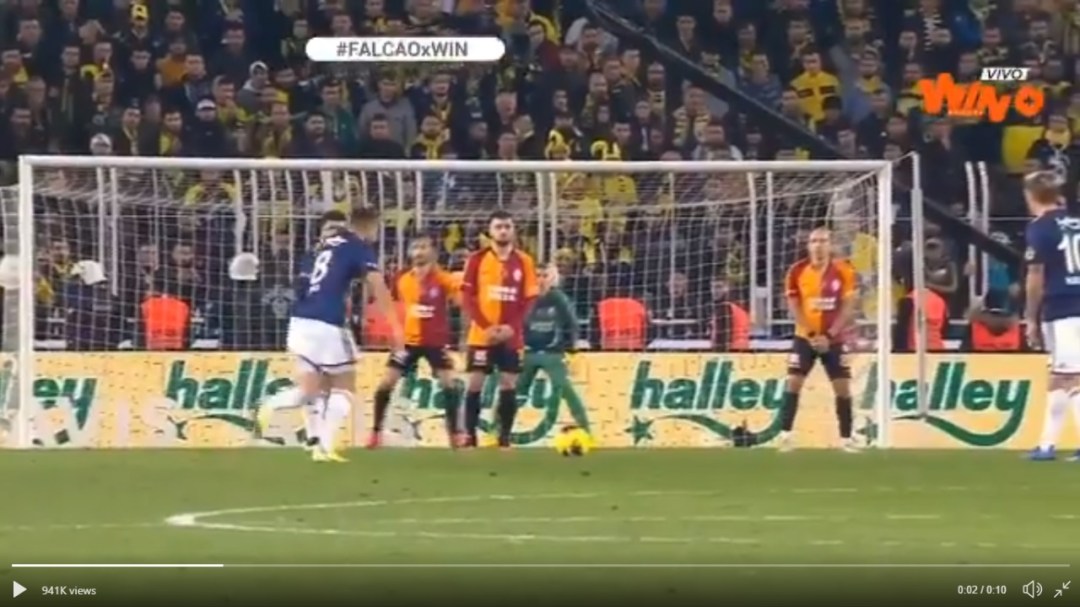 muslera free kick