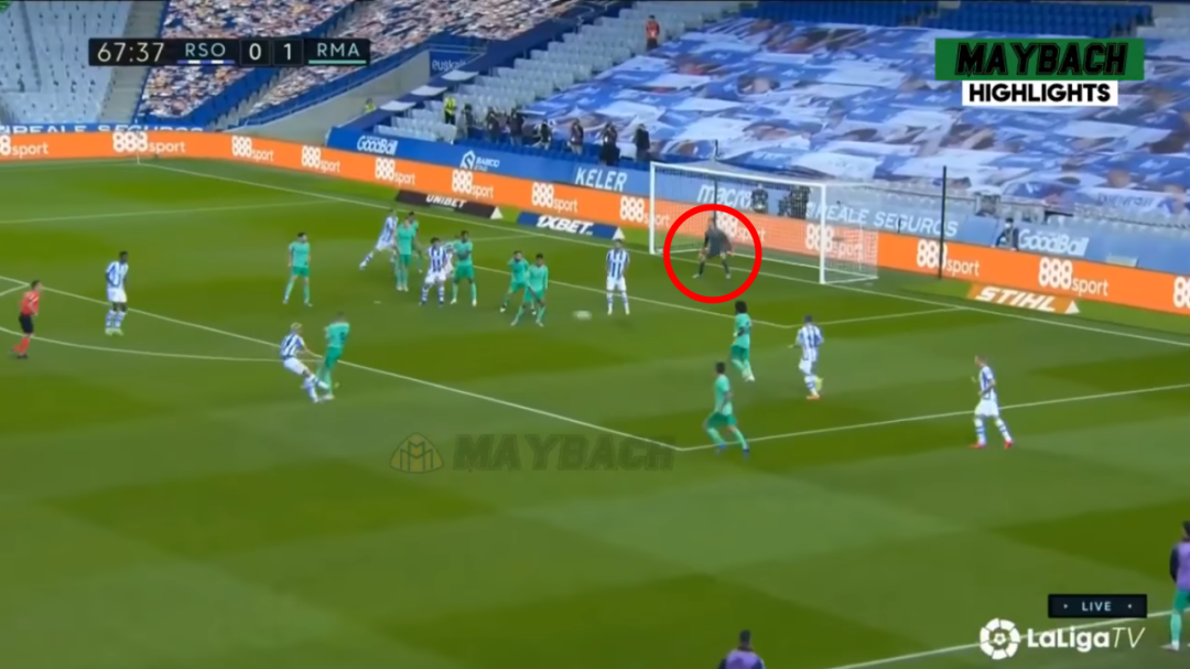 Courtois process shot